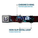 Jack Expression6 Full Color Seatbelt Buckle Collar - NBC Jack, Oogie Boogie, Santa Scene