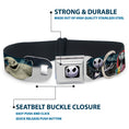 Load image into Gallery viewer, Jack Expression6 Full Color Seatbelt Buckle Collar - Nightmare Before Christmas 4-Character Group/Cemetery Scene