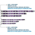 Load image into Gallery viewer, Jack Expression6 Full Color Seatbelt Buckle Collar - Jack Expressions/Ghosts in Cemetery Purples/Grays/White