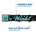 Load image into Gallery viewer, Princess Gem Full Color Turquoise Seatbelt Buckle Collar - Aladdin A WHOLE NEW WORLD/Story Script