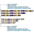 Load image into Gallery viewer, Maleficent Face Full Color Purple Fade Seatbelt Buckle Collar - Maleficent Poses