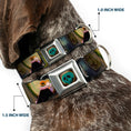 Load image into Gallery viewer, Snow White Poisoned Apple Full Color Seatbelt Buckle Collar - Snow White Evil Queen Poses