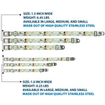 Disney Princess Crown Full Color Golds Seatbelt Buckle Collar - The Princess and the Frog Tiana Palace Pose with Script and Flowers Greens