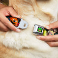 Load image into Gallery viewer, Kermit Face Full Color Black Seatbelt Buckle Collar - Muppets Faces Black