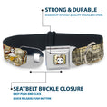 Load image into Gallery viewer, Belle Face Sketch Full Color Light Yellow Seatbelt Buckle Collar - Belle Sketch Poses/Story Script