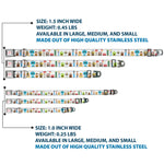 Pixar TIS THE SEASON Script Full Color White/Red Seatbelt Buckle Collar - Pixar Holiday Collection Nutcracker Characters Lineup/Stars White/Blues