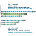 Load image into Gallery viewer, Lilo and Stitch Holiday Stitch and Scrump Pose Full Color Blue Seatbelt Buckle Collar - Lilo and Stitch Holiday Stitch and Scrump Poses Stripe Green/Blue