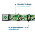 Load image into Gallery viewer, Mickey Mouse St. Patrick's Day Shamrock Full Color Greens Seatbelt Buckle Collar - Mickey Mouse St. Patrick's Day LUCKY ME Leprechaun Pose and Shamrocks Greens