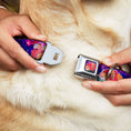 Load image into Gallery viewer, Mufasa & Simba Full Color Seatbelt Buckle Collar - Mufasa & Simba Night Poses