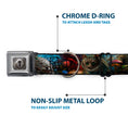 Load image into Gallery viewer, Alice Keyhole Full Color Grays Seatbelt Buckle Collar - Alice in Wonderland Movie Encounters