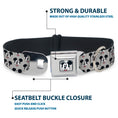 Load image into Gallery viewer, Mickey Mouse Smiling Face Full Color Gray Seatbelt Buckle Collar - Mickey Mouse Smiling Face Monogram Gray