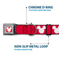 Load image into Gallery viewer, Mickey Mouse Ears Icon Full Color Red/White Seatbelt Buckle Collar - Mickey Mouse Ears Icon Red/White