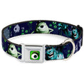 Load image into Gallery viewer, Monster Wide Eye Full Color Seatbelt Buckle Collar - Monsters University Sully & Mike Poses/GRRRRR!