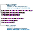 Load image into Gallery viewer, Cheshire Cat Eyes Smile Full Color Seatbelt Buckle Collar - Cheshire Cat Tree Poses