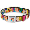 Load image into Gallery viewer, Dog Collar DYEL-Surprised Belle Full Color Pink - Beauty & the Beast Be Our Guest Scenes