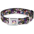 Load image into Gallery viewer, Alice/Cards Full Color Pinks Seatbelt Buckle Collar - Alice in Wonderland Kaleidoscope Scenes