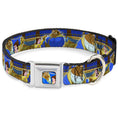 Load image into Gallery viewer, Beast & Belle Ball Scene Glow Full Color Seatbelt Buckle Collar - Beast & Belle Ball Scene Poses