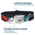 Load image into Gallery viewer, Big Hero "6" Name Blocks Full Color Black Gray White Seatbelt Buckle Collar - Hiro & Baymax Action Poses/San Fransokyo