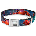 Load image into Gallery viewer, Big Hero "6" Name Blocks Full Color Black Gray White Seatbelt Buckle Collar - Hiro & Baymax Action Poses/San Fransokyo