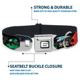 Load image into Gallery viewer, Southlake Paws Big Hero 6 Name Blocks collar features a colorful design with a seatbelt buckle closure, made from durable mat