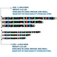 Load image into Gallery viewer, INSIDE OUT Rainbow Full Color Black/White/Multi Color Seatbelt Buckle Collar - INSIDE OUT/Emotion Expressions/EVERY DAY IS FULL OF EMOTIONS