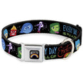 Load image into Gallery viewer, INSIDE OUT Rainbow Full Color Black/White/Multi Color Seatbelt Buckle Collar - INSIDE OUT/Emotion Expressions/EVERY DAY IS FULL OF EMOTIONS