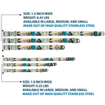 Evil Queen Face CLOSE-UP Full Color Seatbelt Buckle Collar - Snow White/Dwarves/Old Witch/Evil Queen Scenes