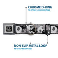 Load image into Gallery viewer, Jack Expression5 Black Silver Seatbelt Buckle Collar - Nightmare Before Christmas Jack Expression Stacked Black/Grays