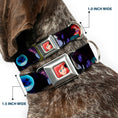 Load image into Gallery viewer, Ariel CLOSE-UP Full Color Seatbelt Buckle Collar - The Little Mermaid Ariel & Ursula Scenes
