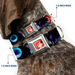 Ariel CLOSE-UP Full Color Seatbelt Buckle Collar - The Little Mermaid Ariel & Ursula Scenes