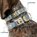 Load image into Gallery viewer, Tinker Bell CLOSE-UP Full Color Seatbelt Buckle Collar - Tinker Bell Garden Poses