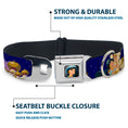 Load image into Gallery viewer, Jasmine CLOSE-UP Full Color Seatbelt Buckle Collar - Aladdin & Jasmine Magic Carpet Ride Scenes