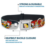 Alice CLOSE-UP Full Color Seatbelt Buckle Collar - Alice's Encounters in Wonderland