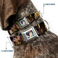 Load image into Gallery viewer, Snow White Full Color Black Seatbelt Buckle Collar - Snow White & the Seven Dwarfs Scenes