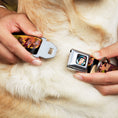 Load image into Gallery viewer, Snow White Full Color Black Seatbelt Buckle Collar - Snow White & the Seven Dwarfs Scenes