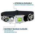 Load image into Gallery viewer, Toy Story Alien Eyes Full Color Green/Black/White Seatbelt Buckle Collar - Toy Story 3-Aliens OOOOOHHH Black/White/Gray