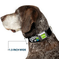 Load image into Gallery viewer, Toy Story Alien Eyes Full Color Green/Black/White Seatbelt Buckle Collar - Toy Story 3-Aliens OOOOOHHH Black/White/Gray