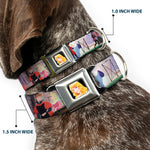 Sleeping Beauty Princess Aurora Full Color Seatbelt Buckle Collar - Sleeping Beauty & Prince Scenes