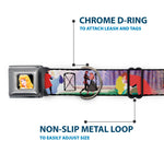 Sleeping Beauty Princess Aurora Full Color Seatbelt Buckle Collar - Sleeping Beauty & Prince Scenes