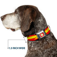 Load image into Gallery viewer, Flash Logo Full Color Red White Yellow Seatbelt Buckle Collar - The Flash Bolt Stripe Reds/Yellows
