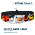 Load image into Gallery viewer, Dog Collar FLJ-THE FLASH Charge - THE FLASH Super Charged Running Pose