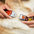 Load image into Gallery viewer, Dog Collar FLJ-THE FLASH Charge - THE FLASH Super Charged Running Pose