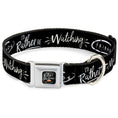 Load image into Gallery viewer, Friends Couch I'D RATHER BE WATCHING FRIEND THE TELEVISION SERIES Full Color Black/White/Multi Color Seatbelt Buckle Collar - Friends I'D RATHER BE WATCHING FRIEND THE TELEVISION SERIES Black/White/Multi Color
