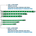 Load image into Gallery viewer, Green Lantern Logo CLOSE-UP Full Color White/Green Seatbelt Buckle Collar - Green Lantern Logo2 Green/Black/Green/White