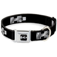Load image into Gallery viewer, H3 Seatbelt Buckle Collar - H3 Black/Silver Logo REPEAT