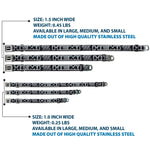 HEMI Bold Full Color Black/White Seatbelt Buckle Collar - HEMI Bold Outline 392/426 Black/Silver-Fade