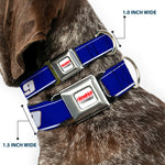 HENDRICK MOTORSPORTS Checker Logo Full Color Red/White Seatbelt Buckle Collar - Chase Elliott #9 Car Scheme Blue/Yellow/White