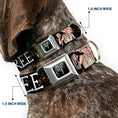 Load image into Gallery viewer, Harry Potter Logo Full Color Black/White Seatbelt Buckle Collar - DOBBY IS FREE/3-Dobby Poses Star Swirls Black/Gold/White