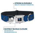 Load image into Gallery viewer, Ravenclaw Crest Full Color Seatbelt Buckle Collar - Harry Potter RAVENCLAW & Crest Blue/Black