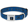 Load image into Gallery viewer, Ravenclaw Crest Full Color Seatbelt Buckle Collar - Harry Potter RAVENCLAW & Crest Blue/Black